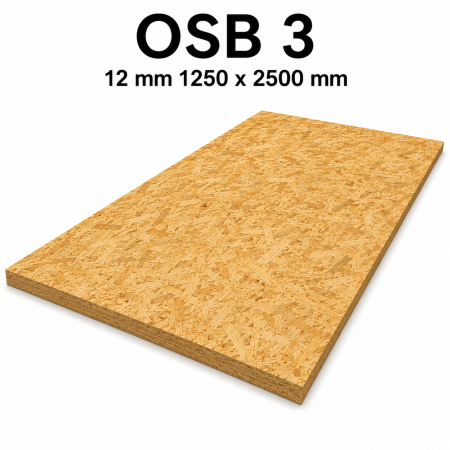 OSB 3 12 mm 1250 x 2500 mm